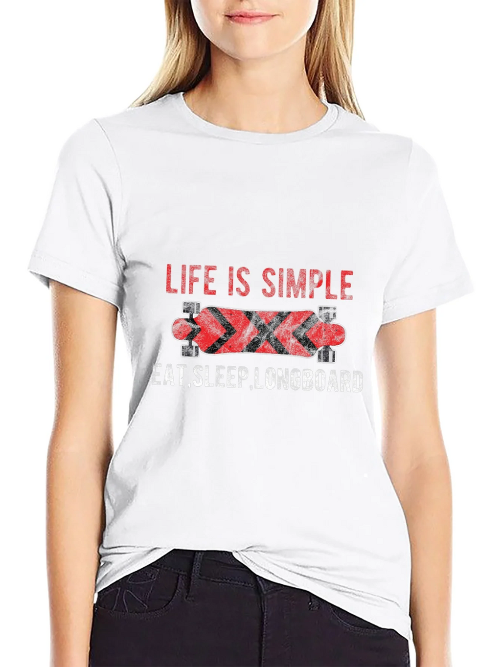 Life Is Simple Longboard Graphic Tee product image 8