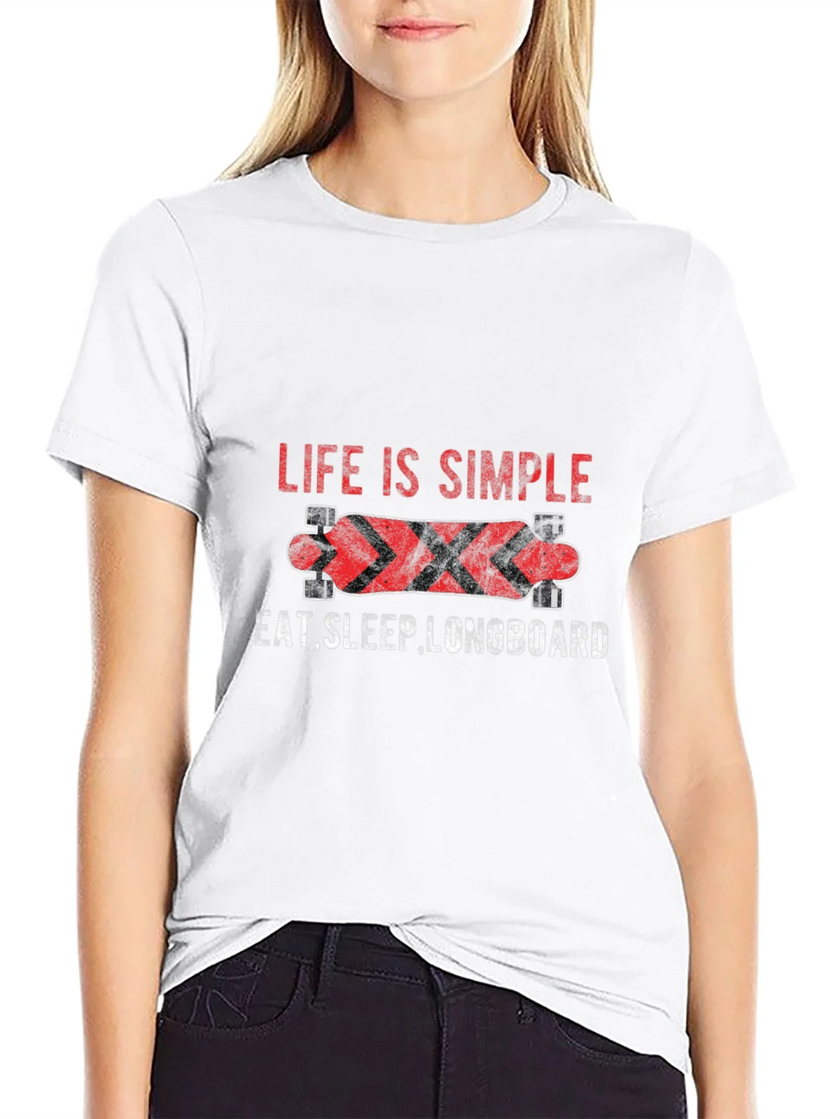 Life Is Simple Longboard Graphic Tee product image 8