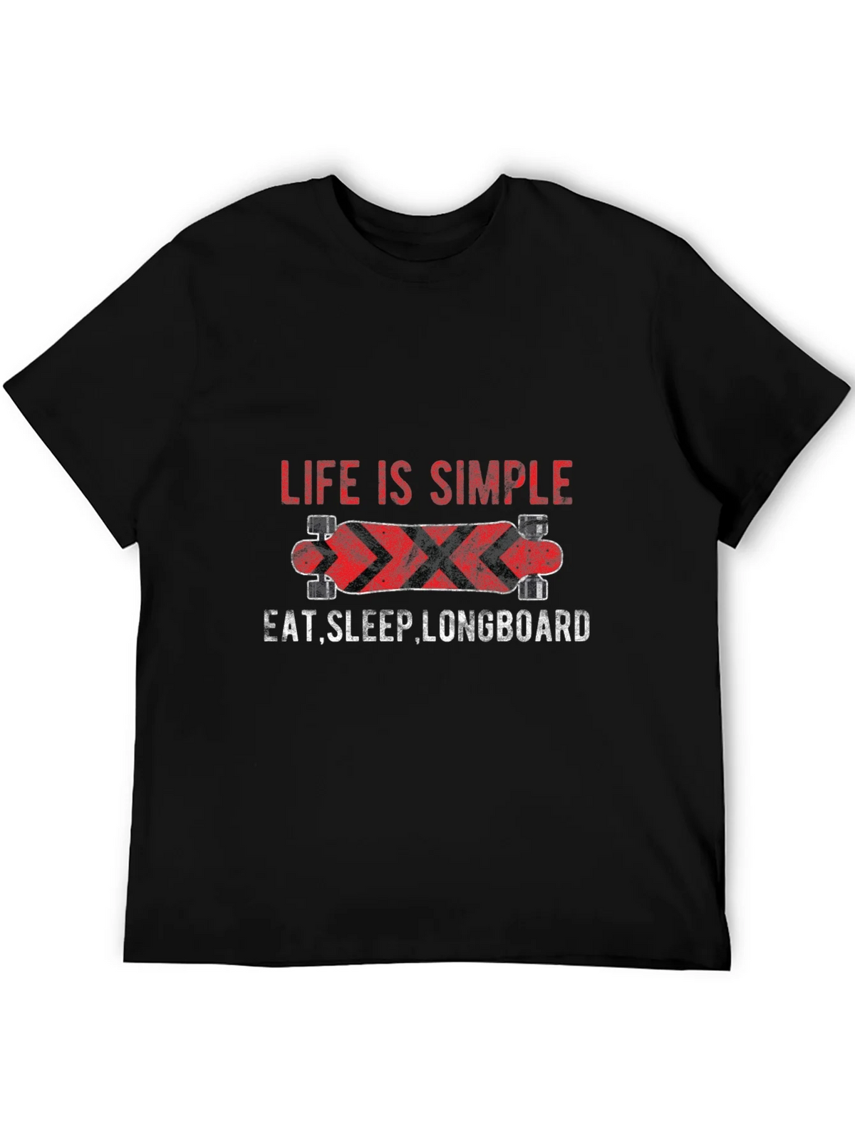 Life Is Simple Longboard Graphic Tee product image 5