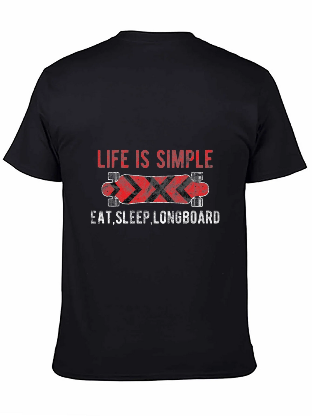 Life Is Simple Longboard Graphic Tee product image 4
