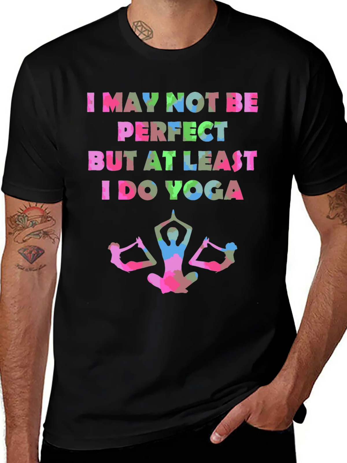 Yoga Lover Graphic Tee - I Do Design product image 1