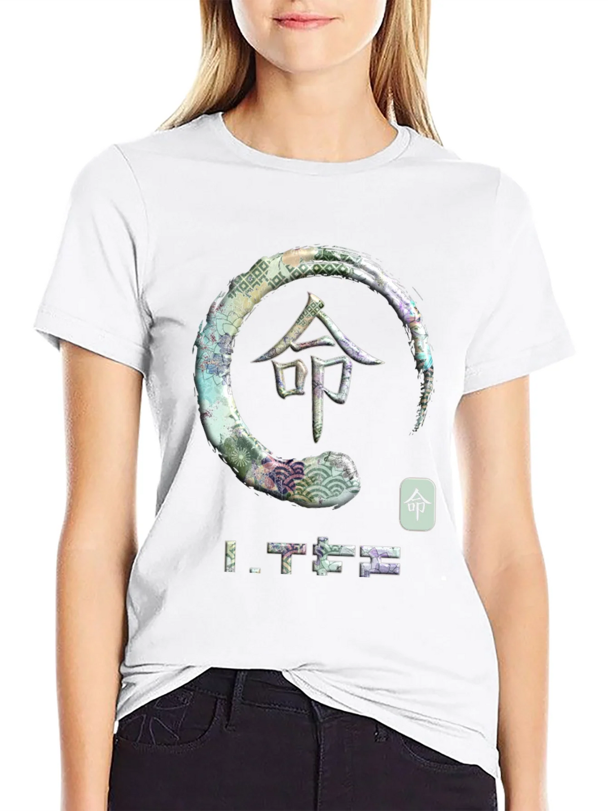 Japanese Zen Circle Graphic T-Shirt product image 8