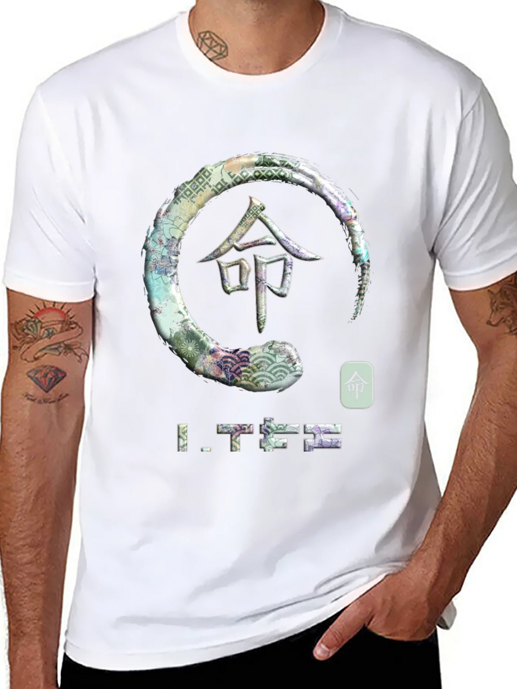Japanese Zen Circle Graphic T-Shirt product image 7