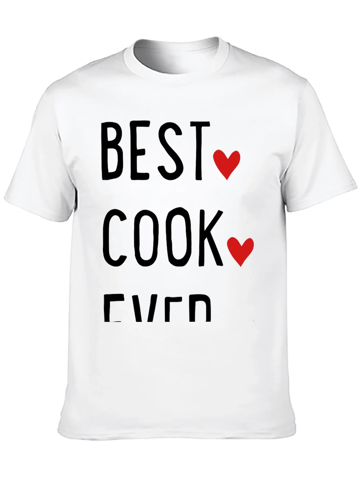 Best Cook Ever T-Shirt - Heart Design product image 9