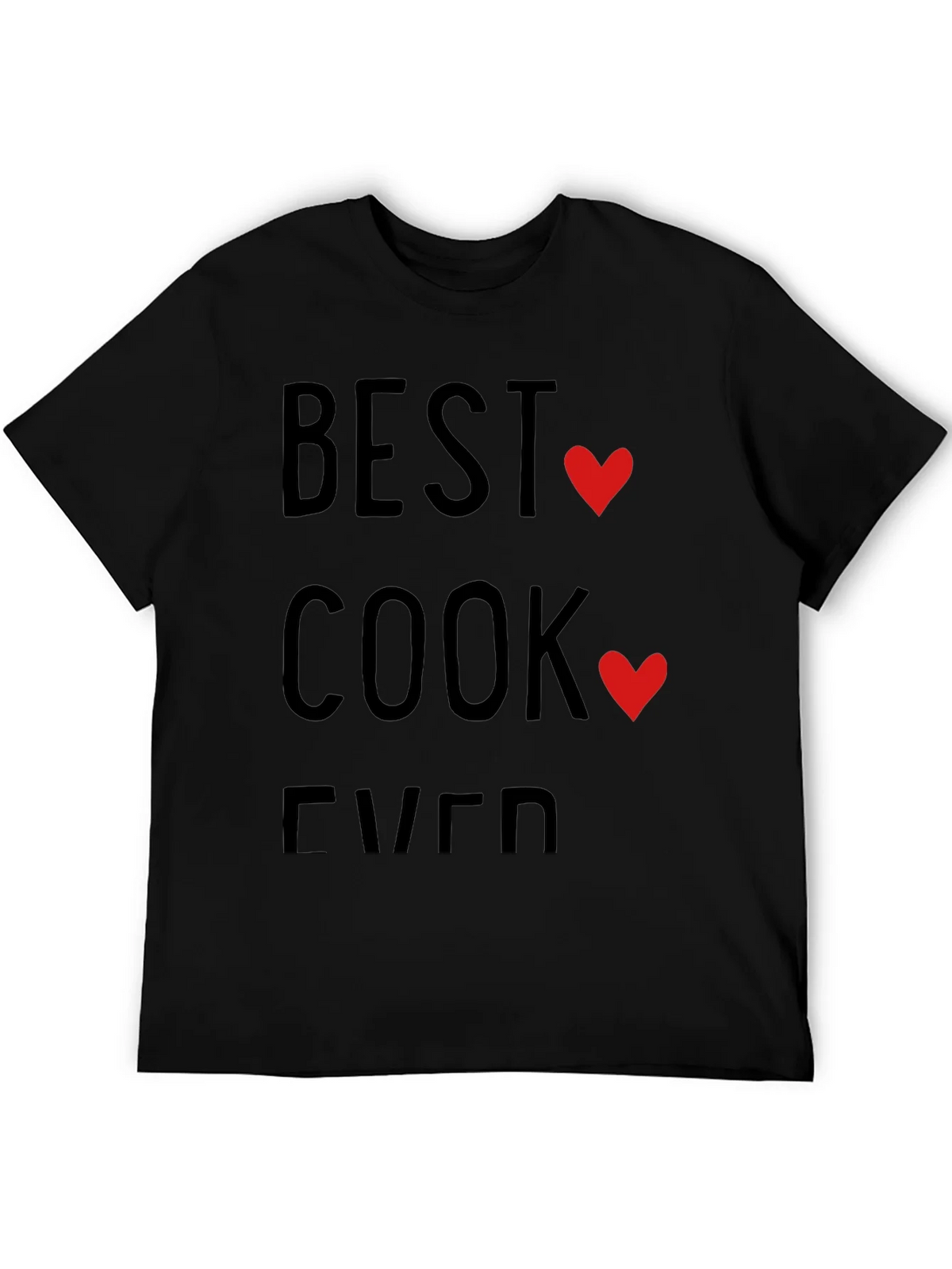 Best Cook Ever T-Shirt - Heart Design product image 5
