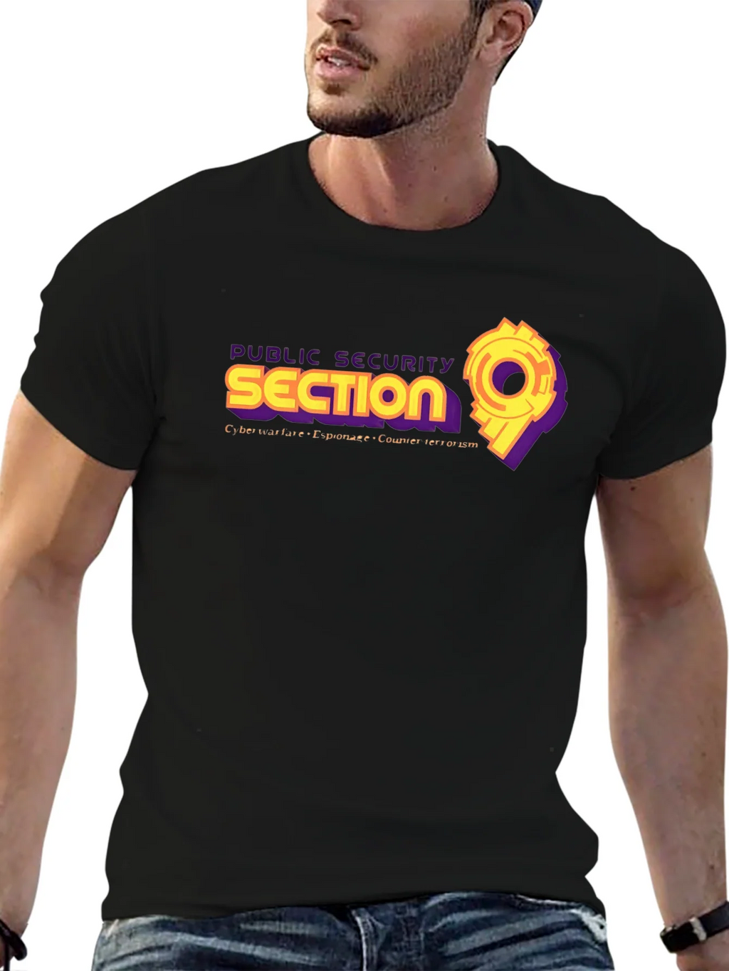 Public Security Section 9 Black T-Shirt product image 6