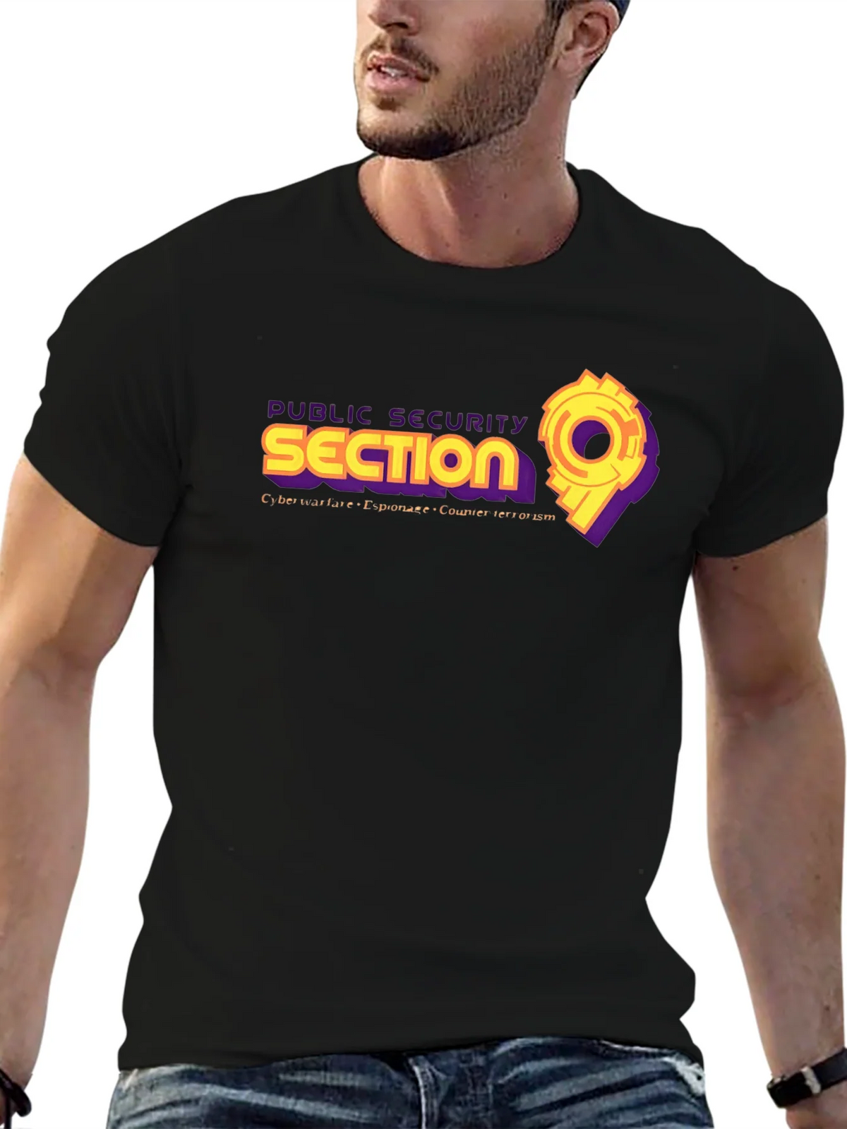 Public Security Section 9 Black T-Shirt product image 6