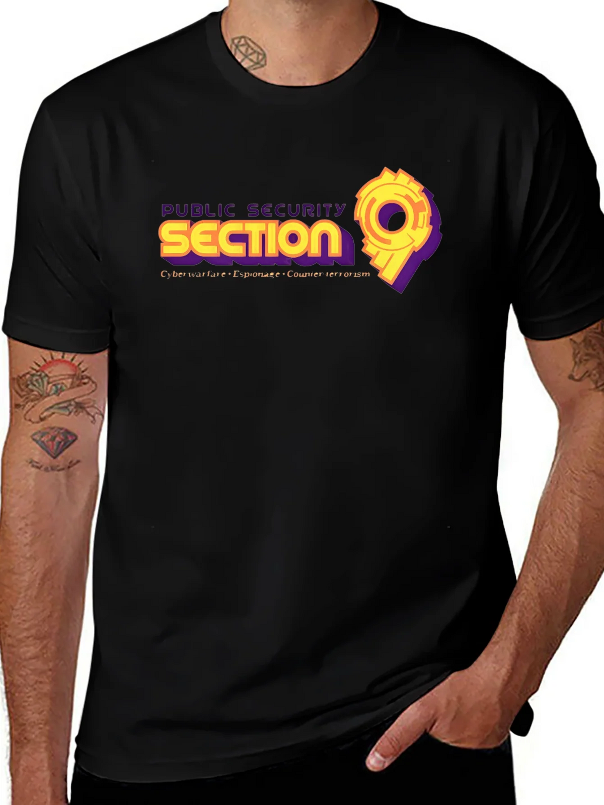 Public Security Section 9 Black T-Shirt product image 1