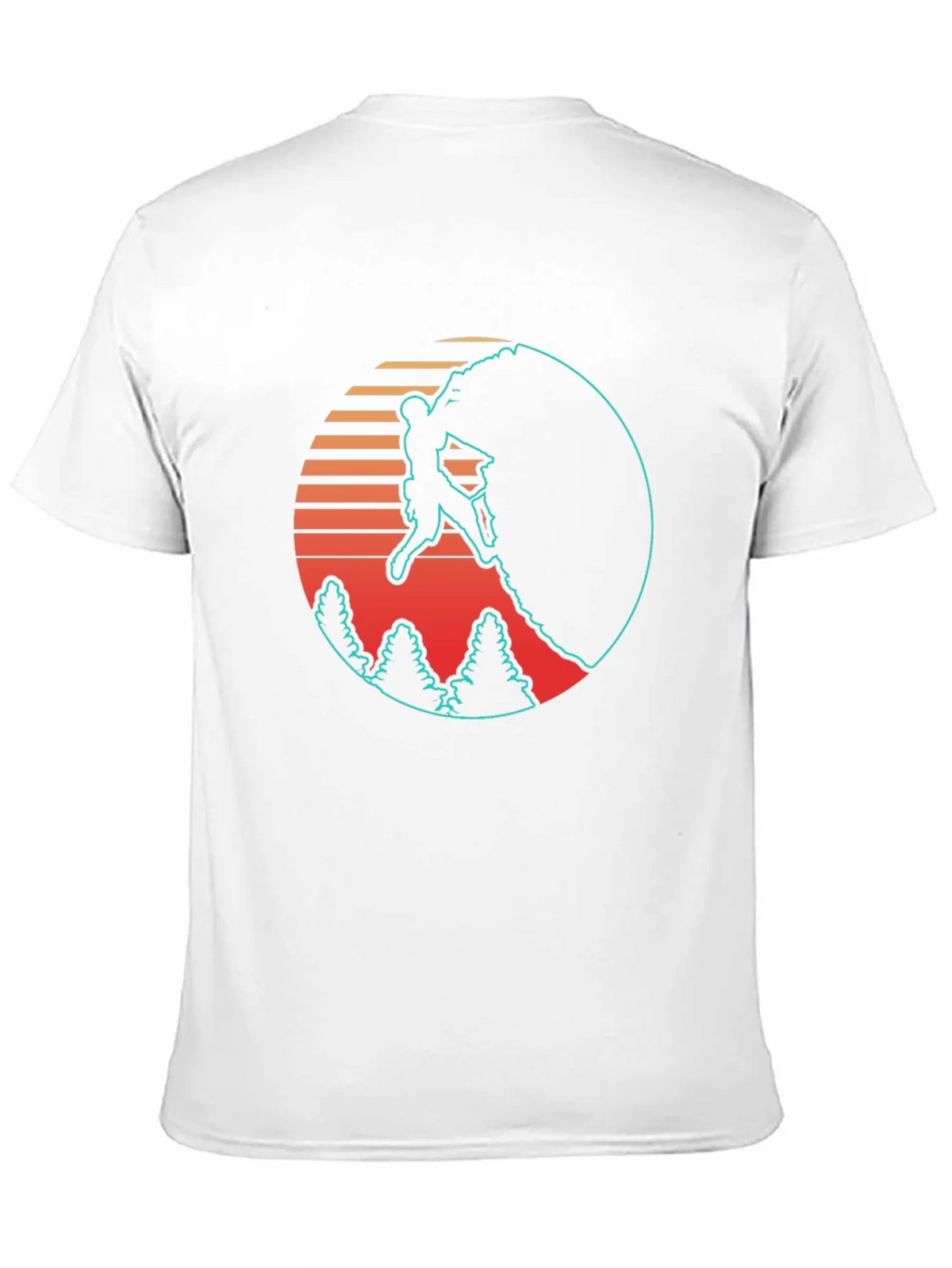 Retro Rock Climbing Black T-Shirt product image 10