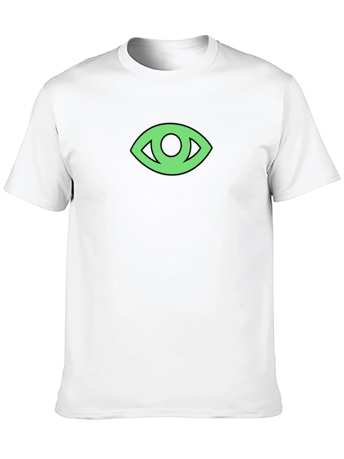 Eye Graphic Black T-Shirt - Modern Minimalist Tee product image 9