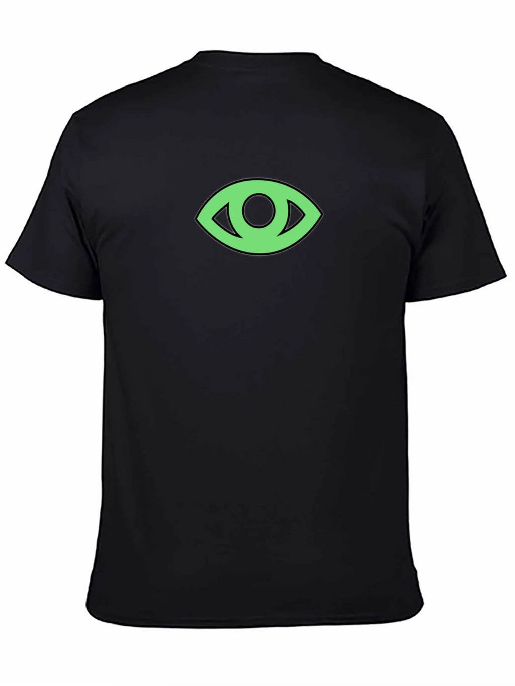 Eye Graphic Black T-Shirt - Modern Minimalist Tee product image 4