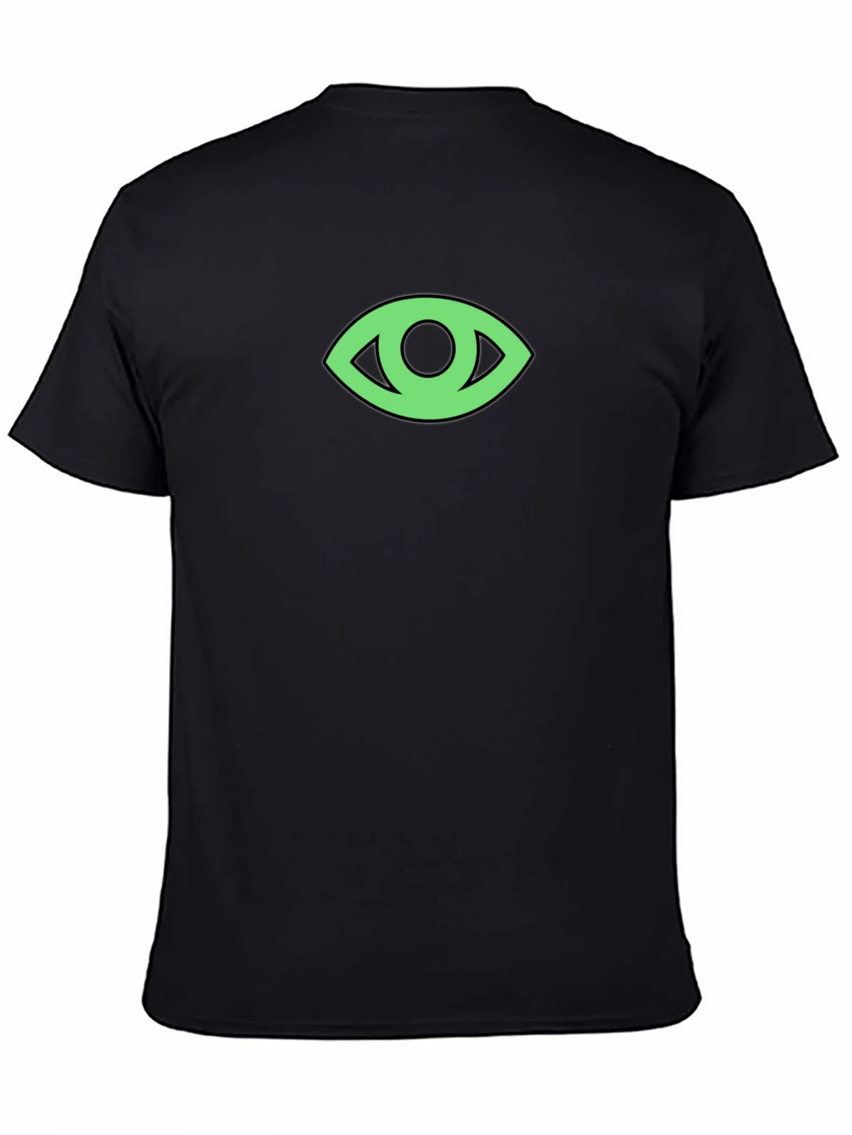 Eye Graphic Black T-Shirt - Modern Minimalist Tee product image 4