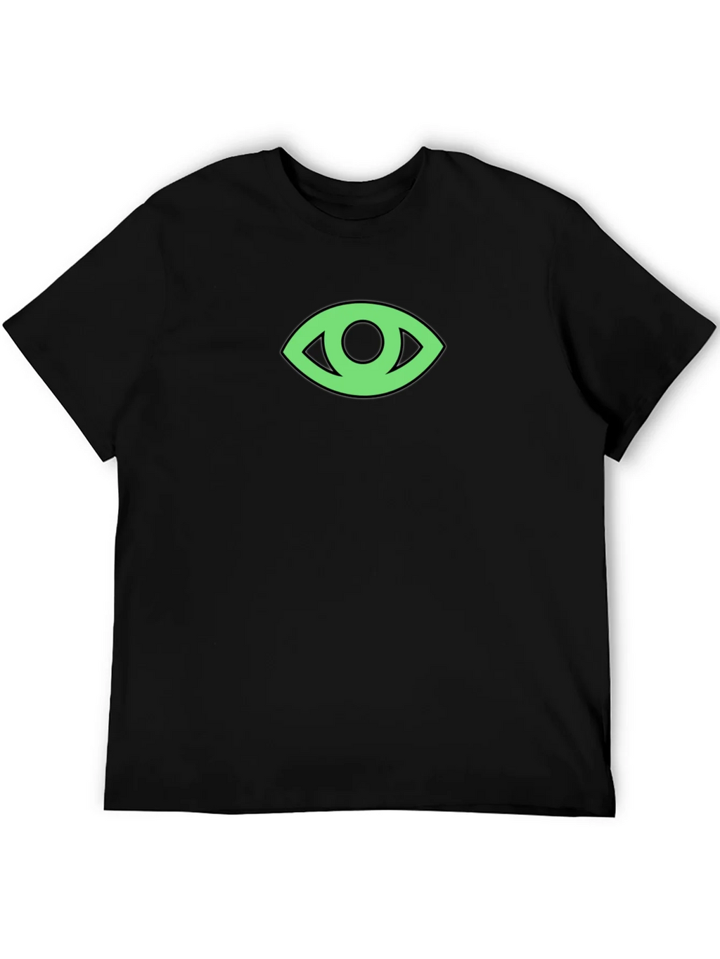 Eye Graphic Black T-Shirt - Modern Minimalist Tee product image 5