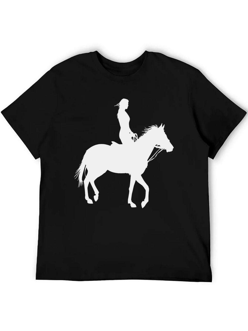 Horse Rider Graphic Tee - Black product image 5