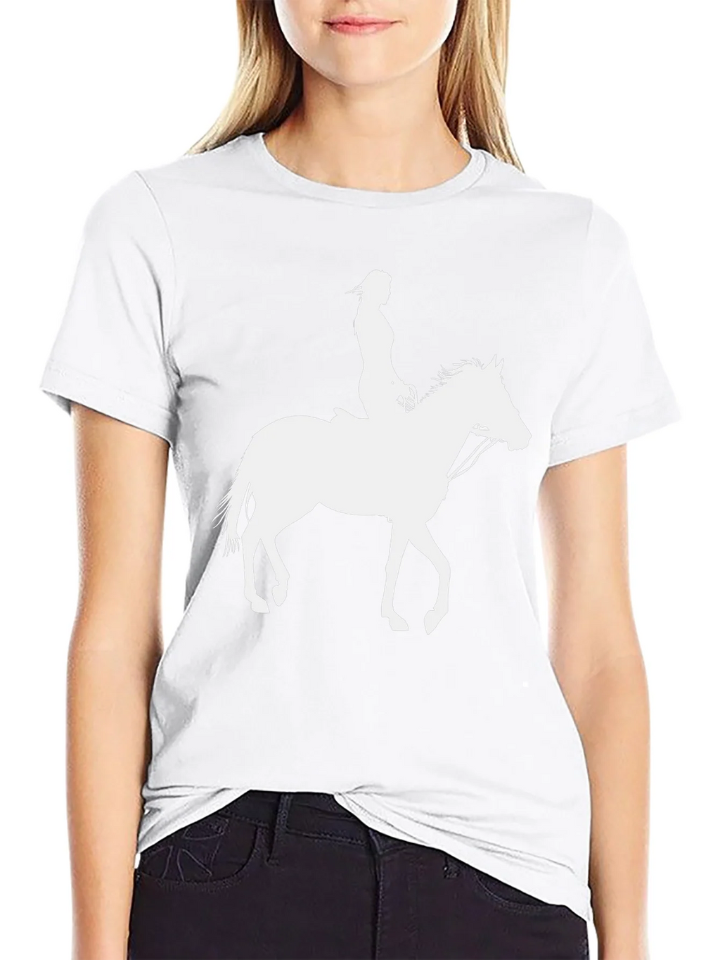 Horse Rider Graphic Tee - Black product image 8