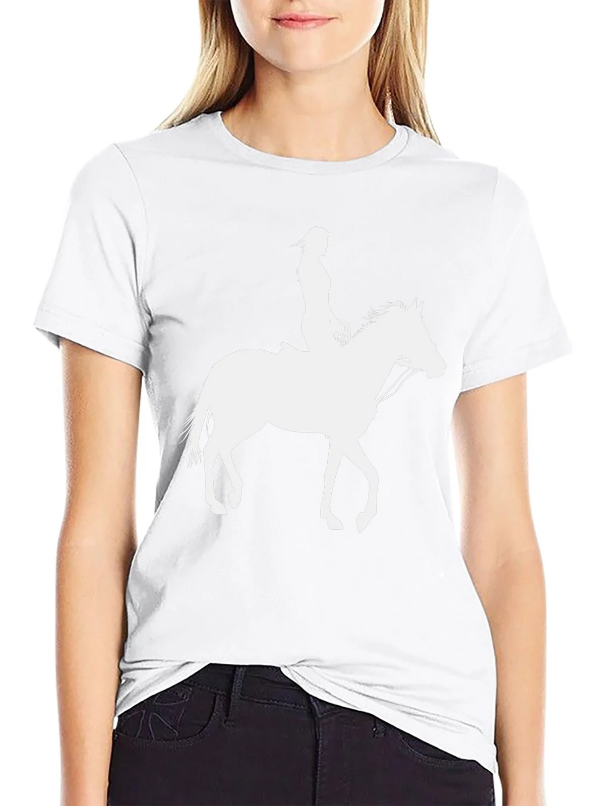 Horse Rider Graphic Tee - Black product image 8