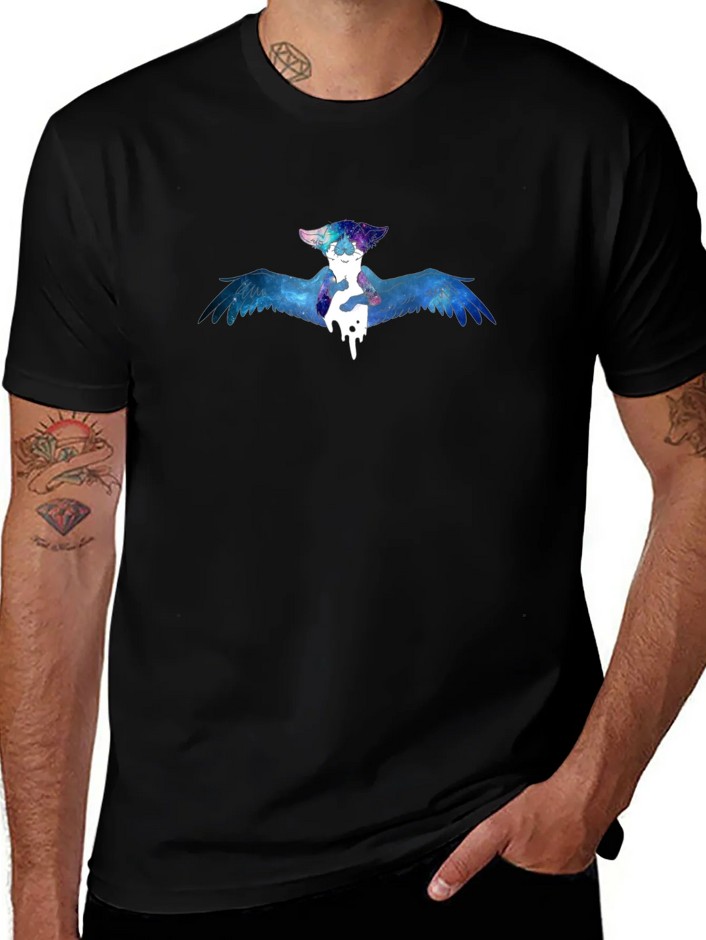 Galaxy Angel T-Shirt - Unique Graphic Tee for Men product image 1