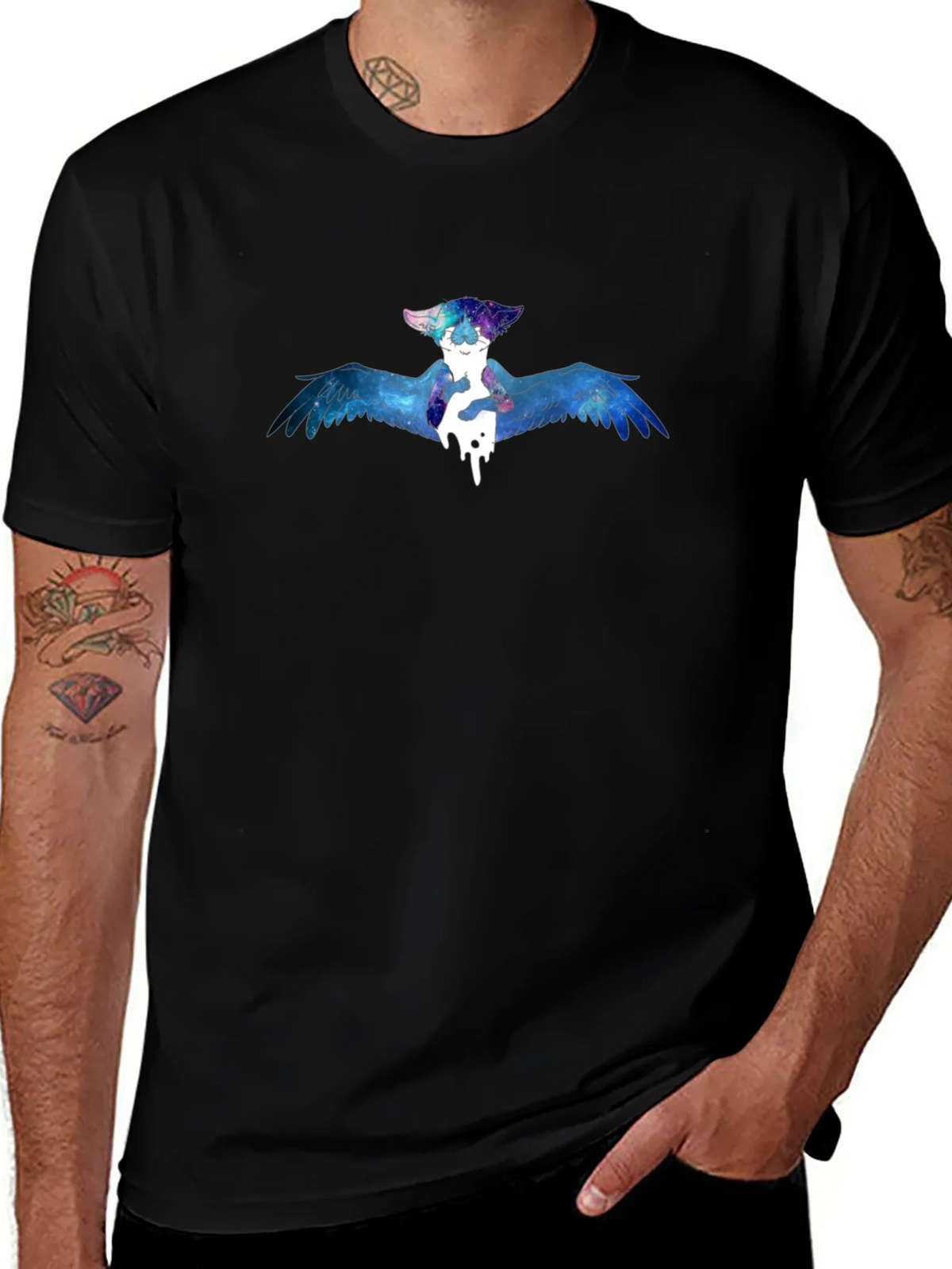 Galaxy Angel T-Shirt - Unique Graphic Tee for Men product image 1