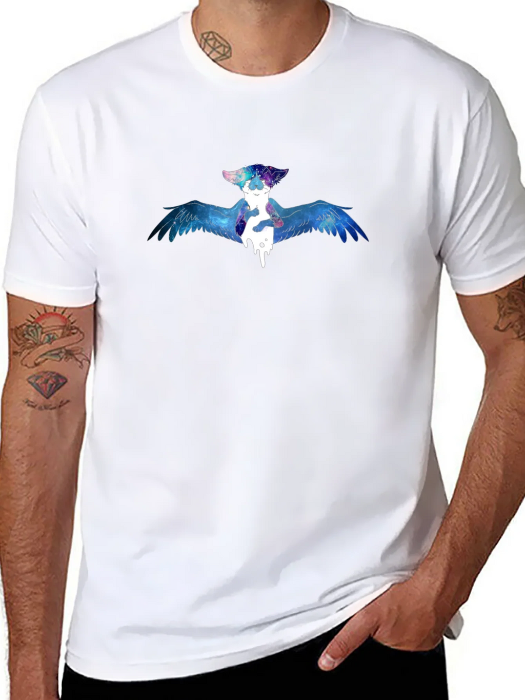 Galaxy Angel T-Shirt - Unique Graphic Tee for Men product image 7