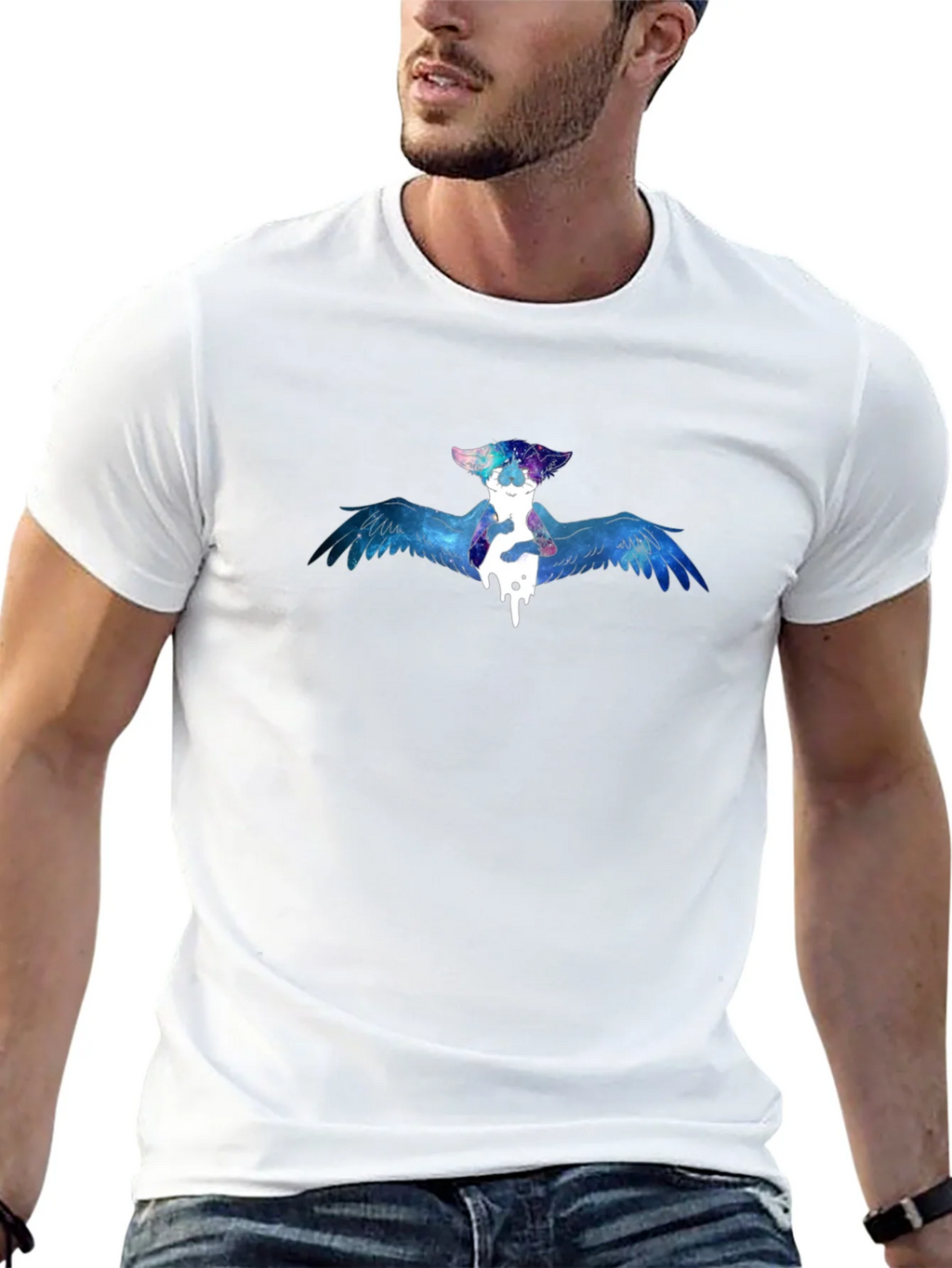 Galaxy Angel T-Shirt - Unique Graphic Tee for Men product image 12