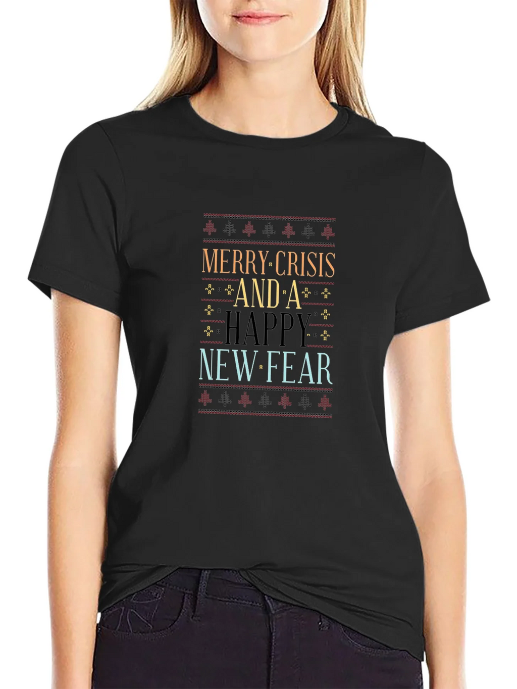 Merry Crisis and A Happy New Fear T-Shirt product image 2