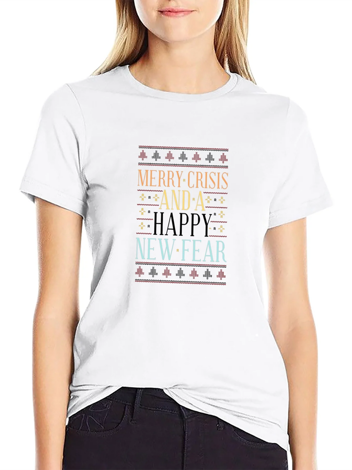 Merry Crisis and A Happy New Fear T-Shirt product image 7