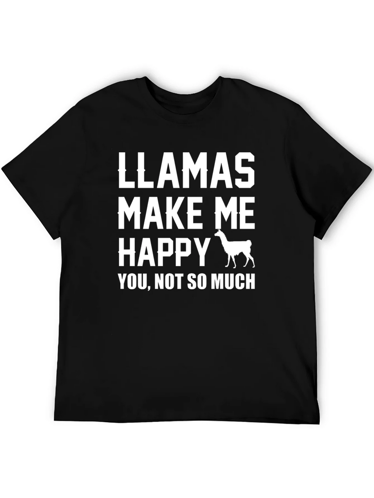 Llamas Make Me Happy T-Shirt product image 5