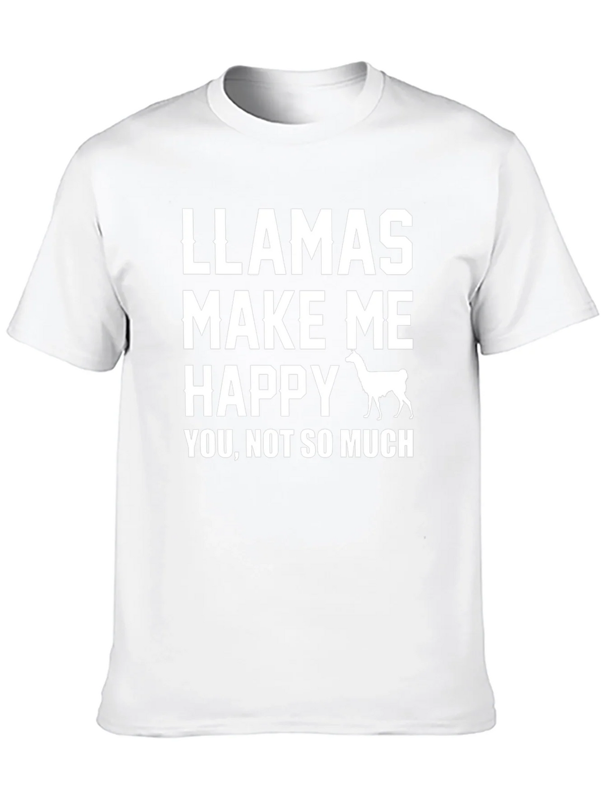 Llamas Make Me Happy T-Shirt product image 9
