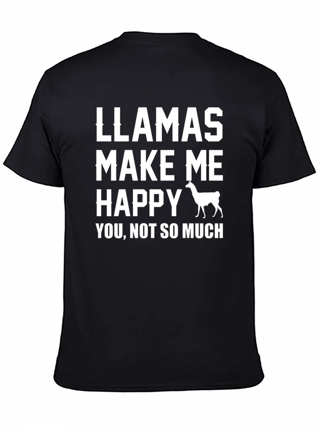Llamas Make Me Happy T-Shirt product image 4