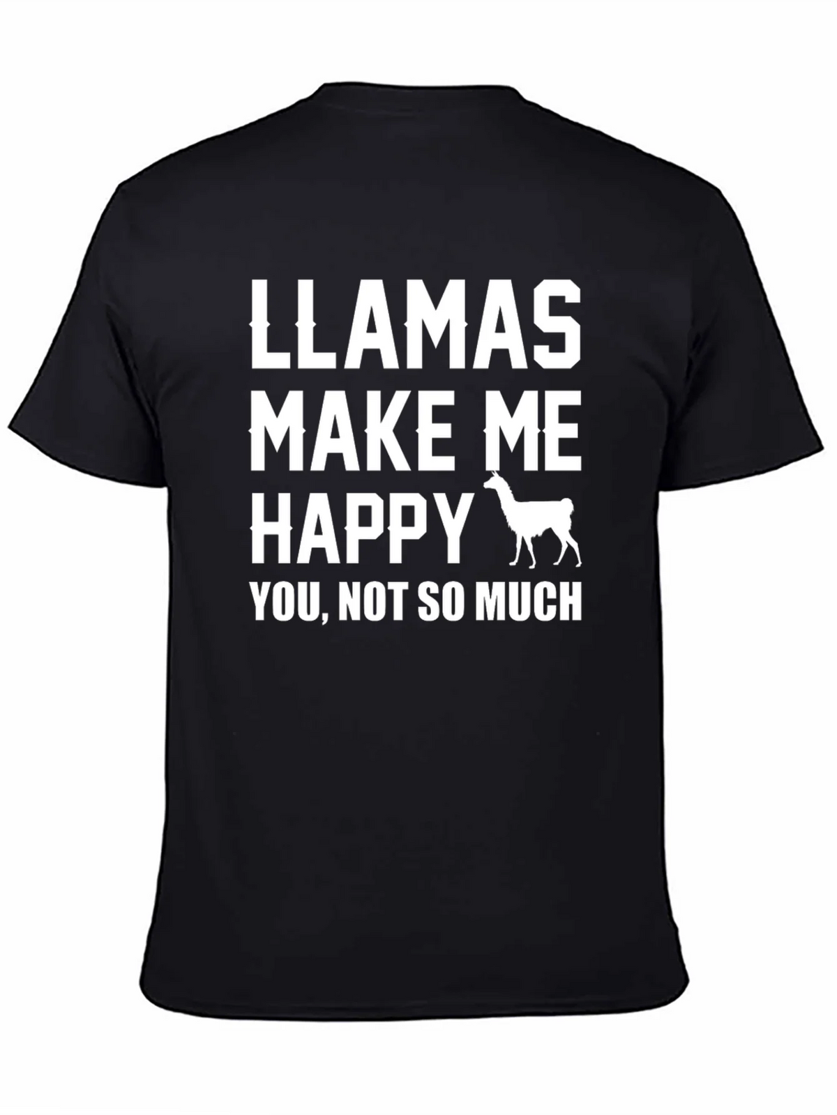 Llamas Make Me Happy T-Shirt product image 4