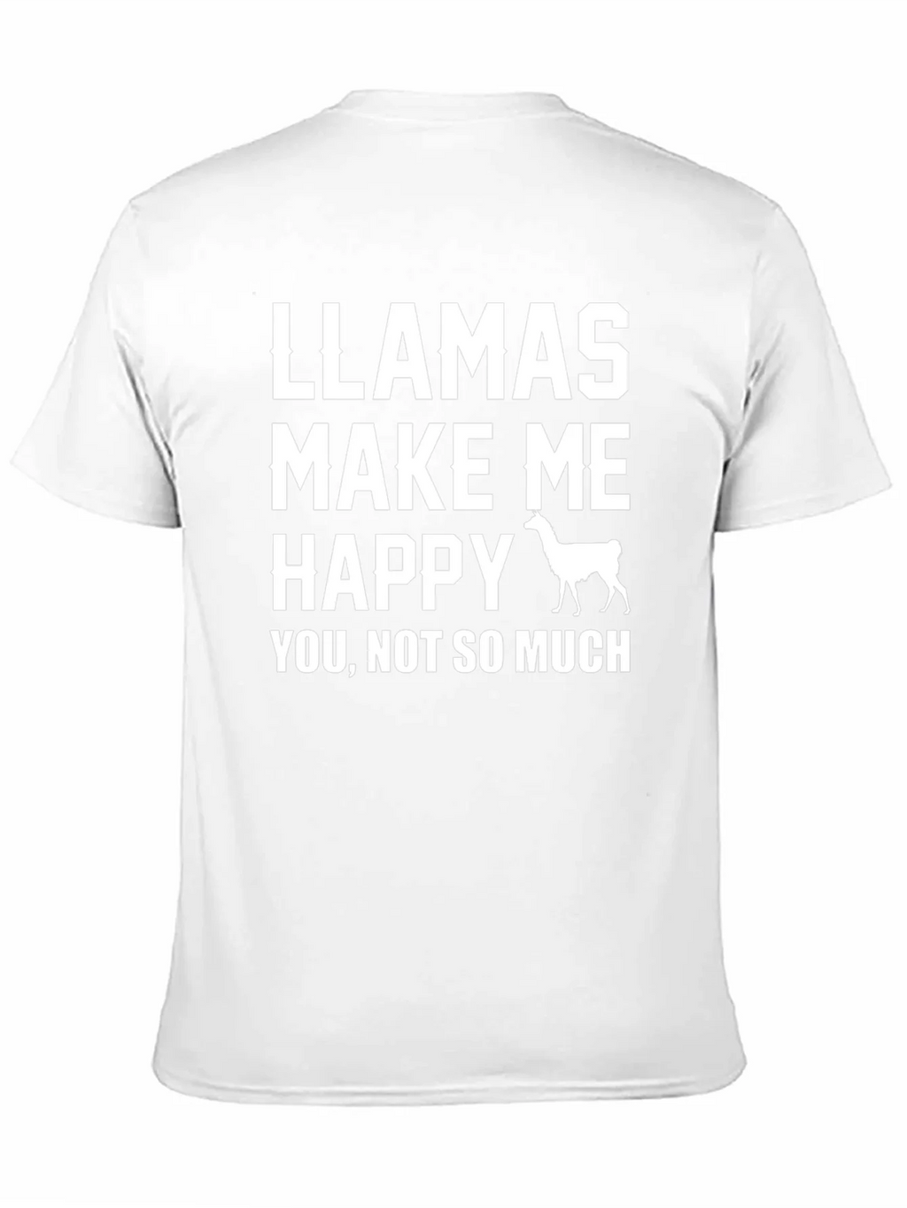 Llamas Make Me Happy T-Shirt product image 10