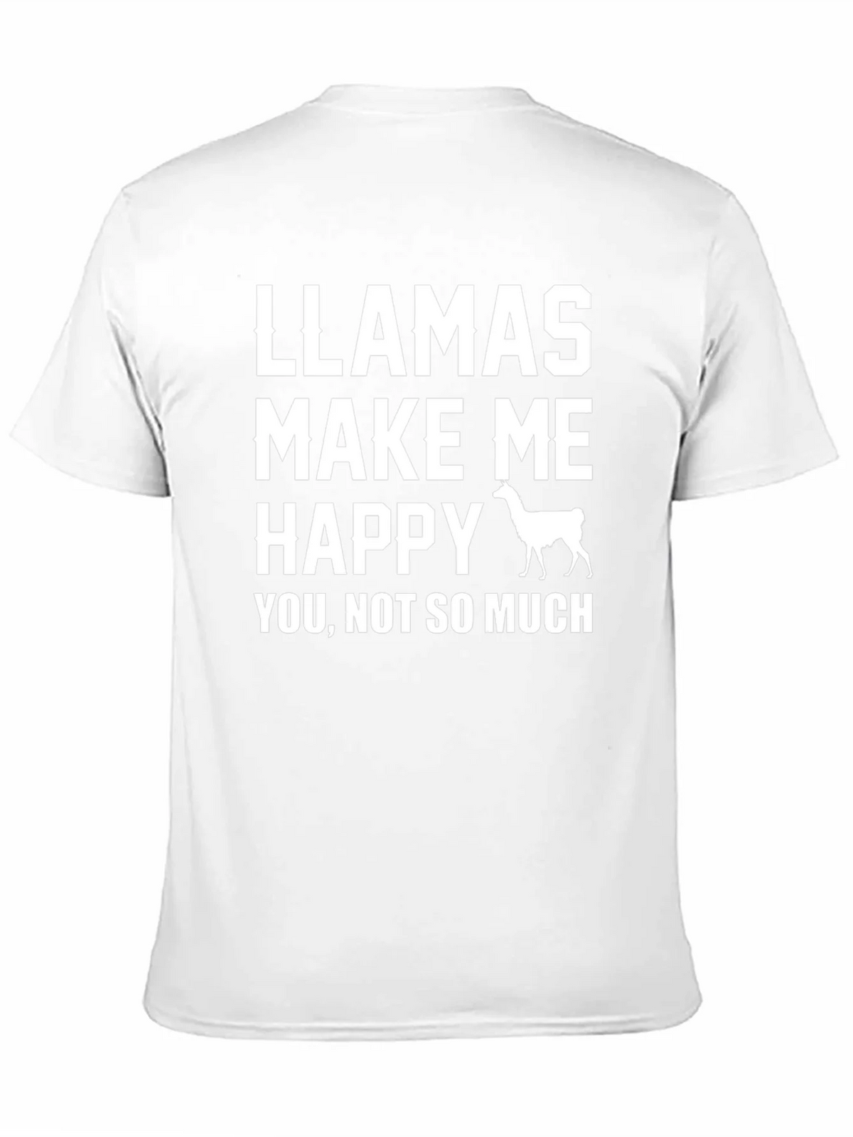 Llamas Make Me Happy T-Shirt product image 10