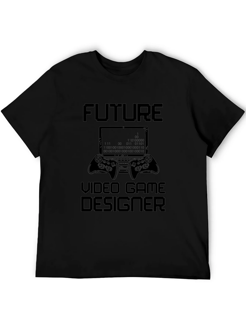 Future Video Game Designer Black Graphic Tee product image 5