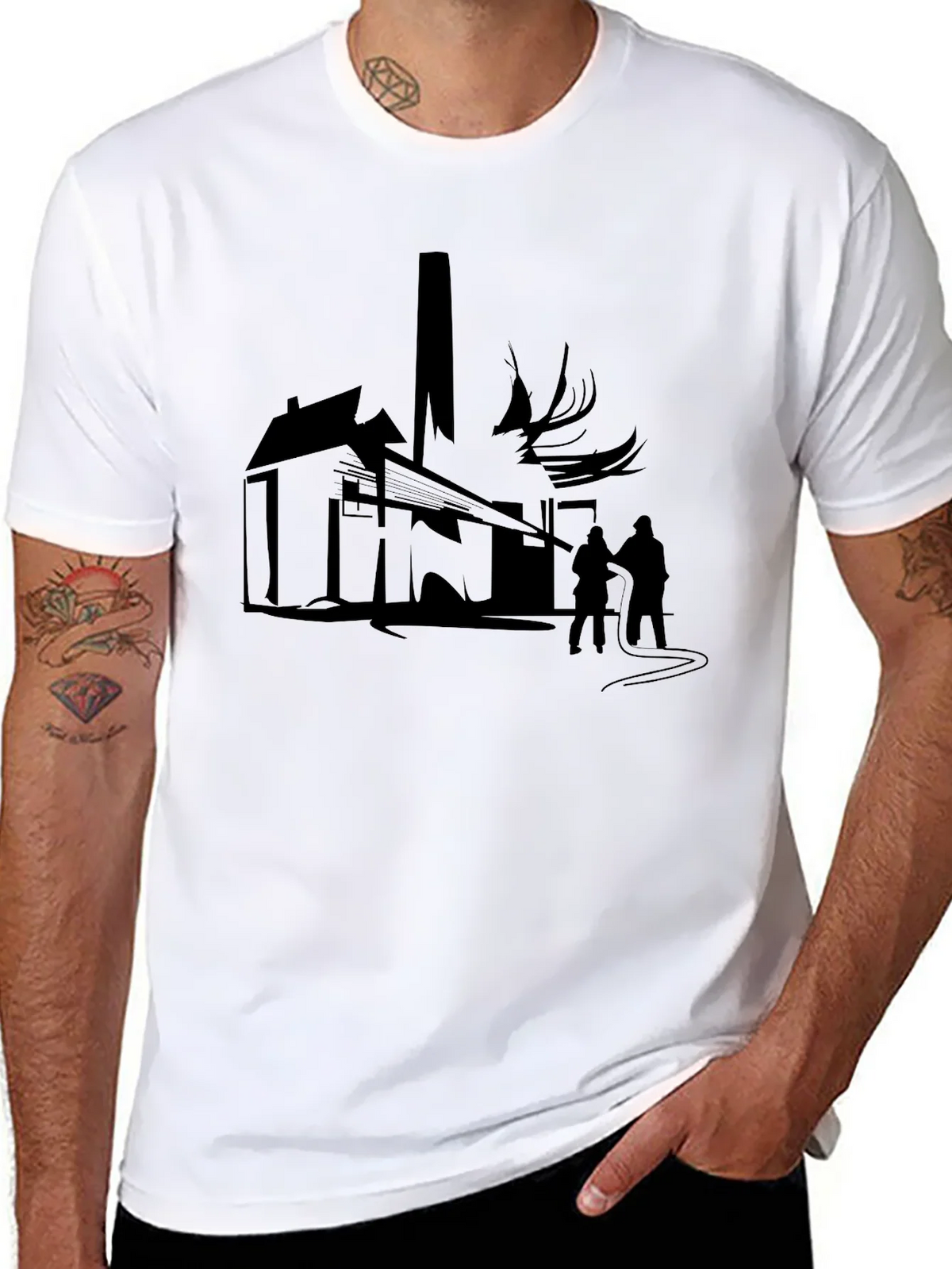 Urban Decay Graphic Tee - Black Cotton Casual product image 7