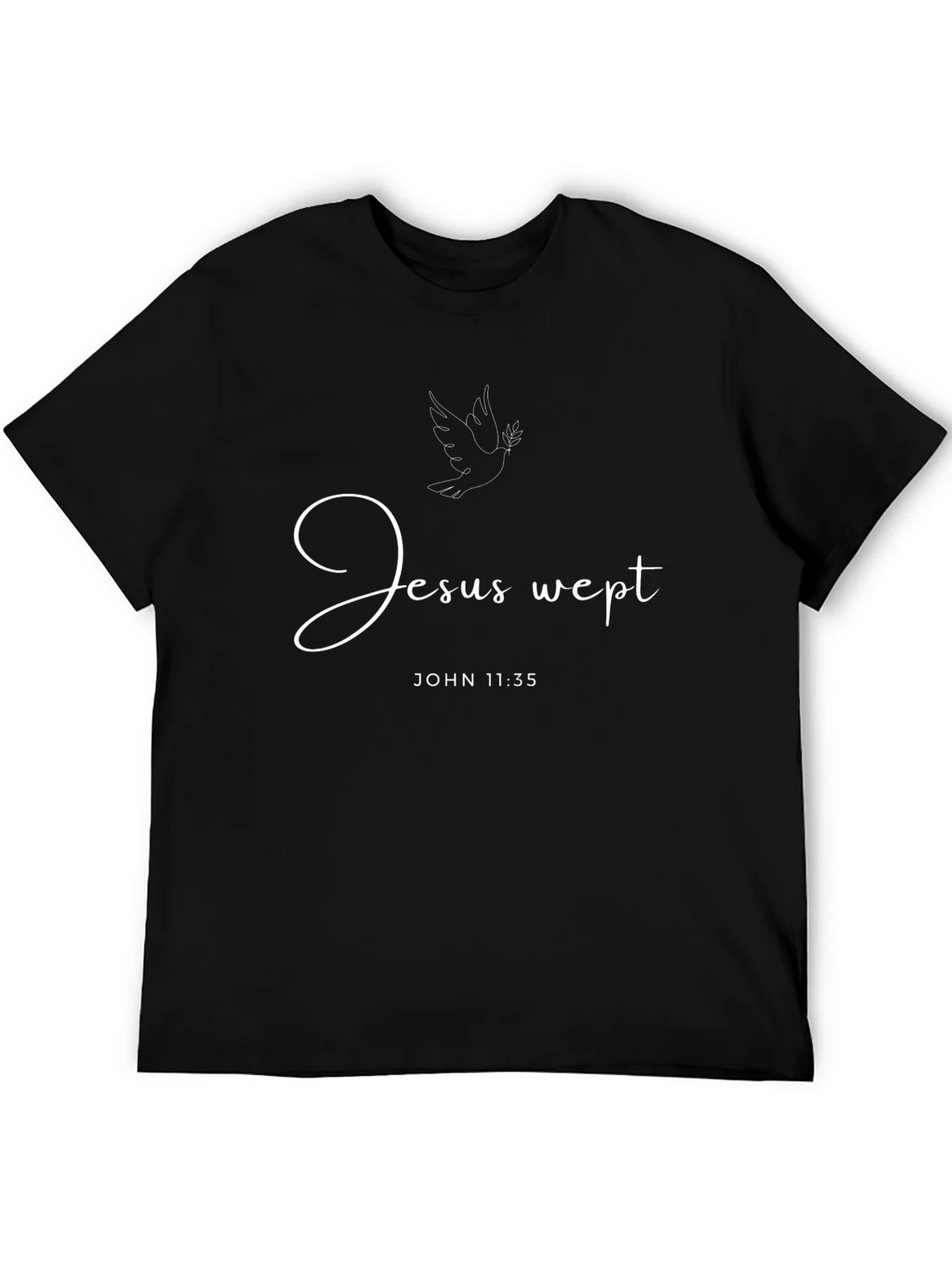 Jesus Wept Dove Graphic T-Shirt - Christian Apparel product image 5