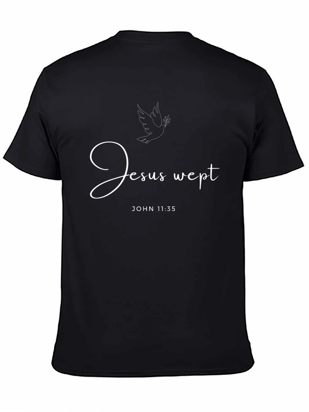 Jesus Wept Dove Graphic T-Shirt - Christian Apparel product image 4