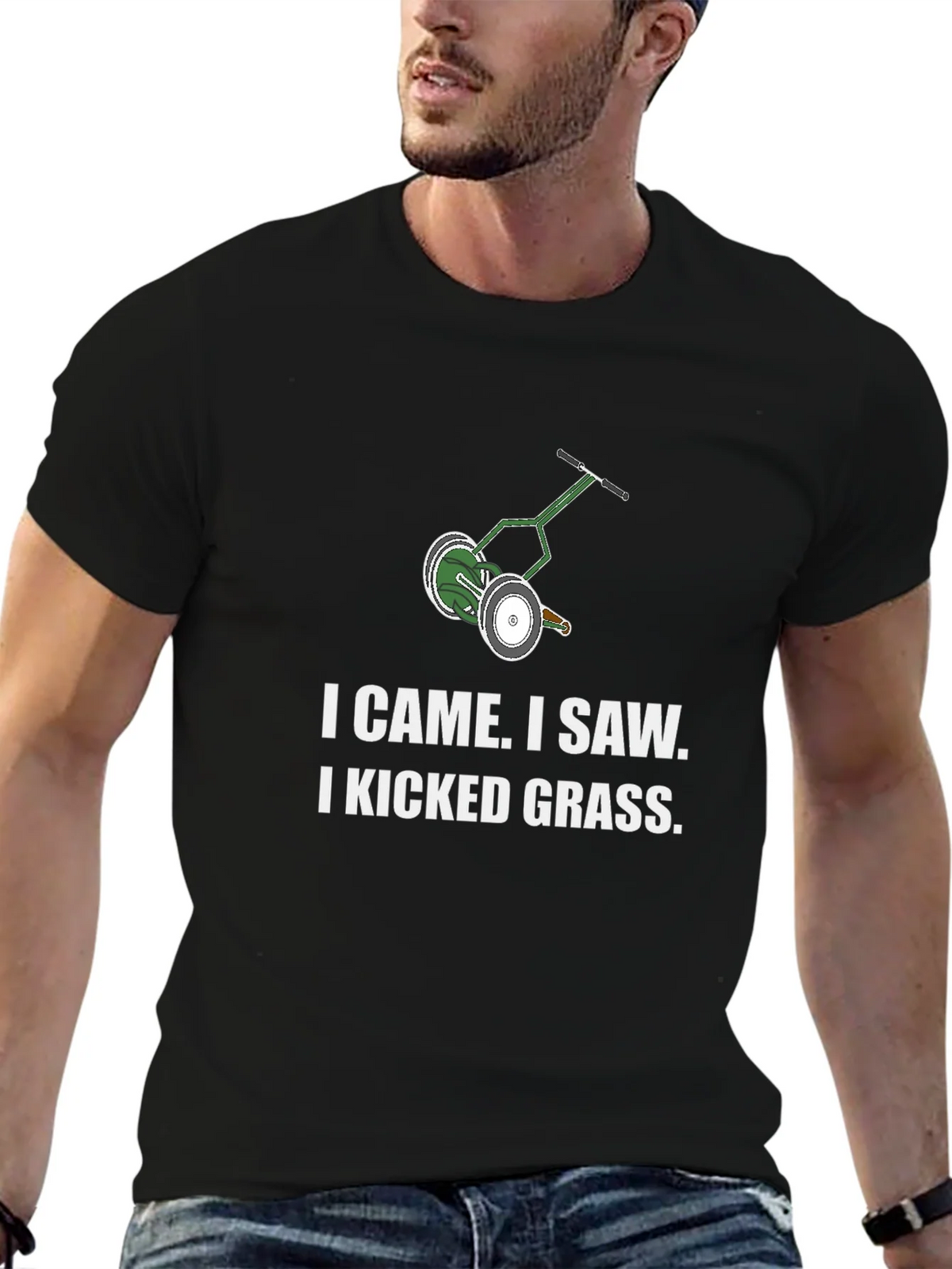 I Came I Saw I Kicked Grass T-Shirt product image 6