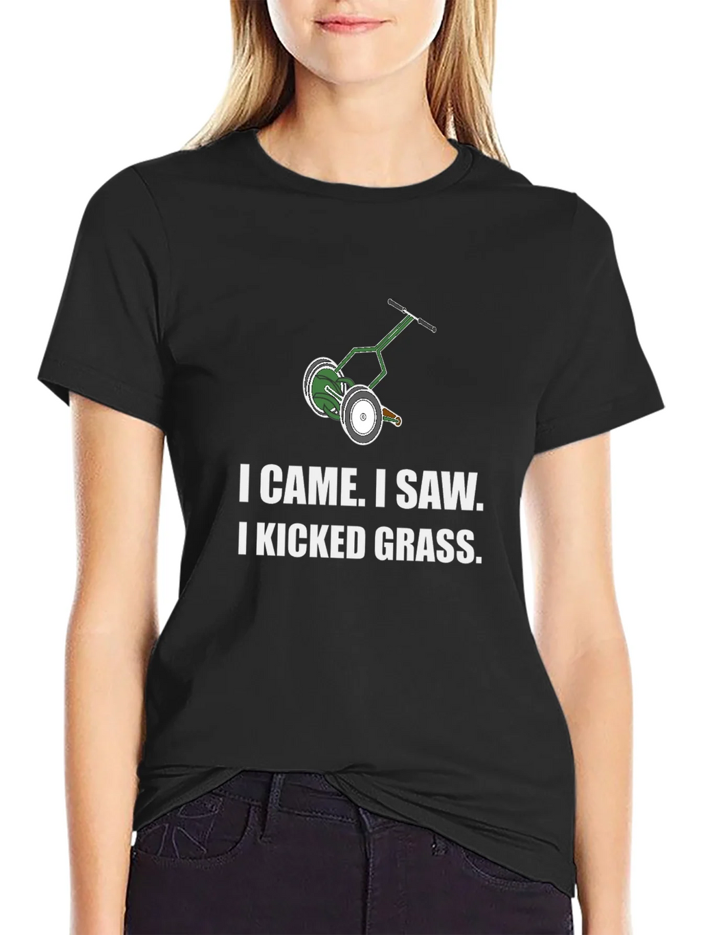 I Came I Saw I Kicked Grass T-Shirt product image 2