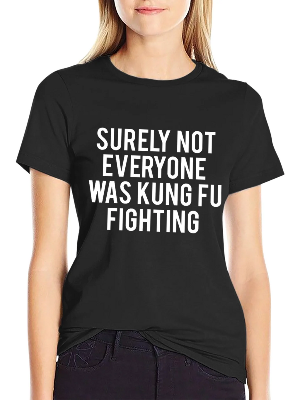 Kung Fu Fighting Graphic Tee - Funny Slogan Shirt product image 2