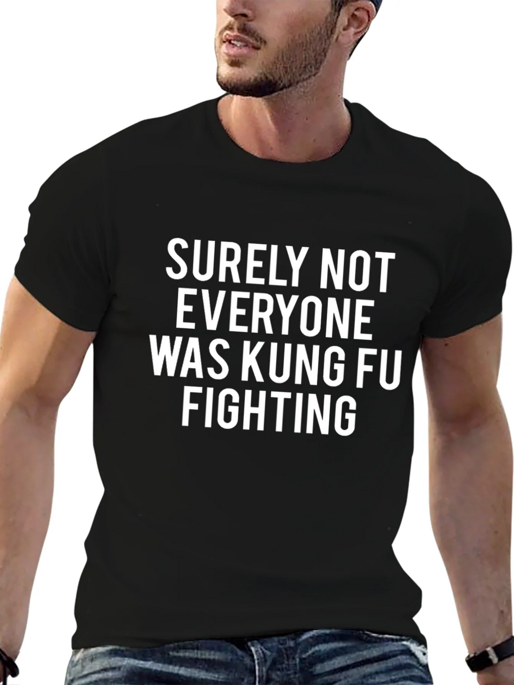 Kung Fu Fighting Graphic Tee - Funny Slogan Shirt product image 6