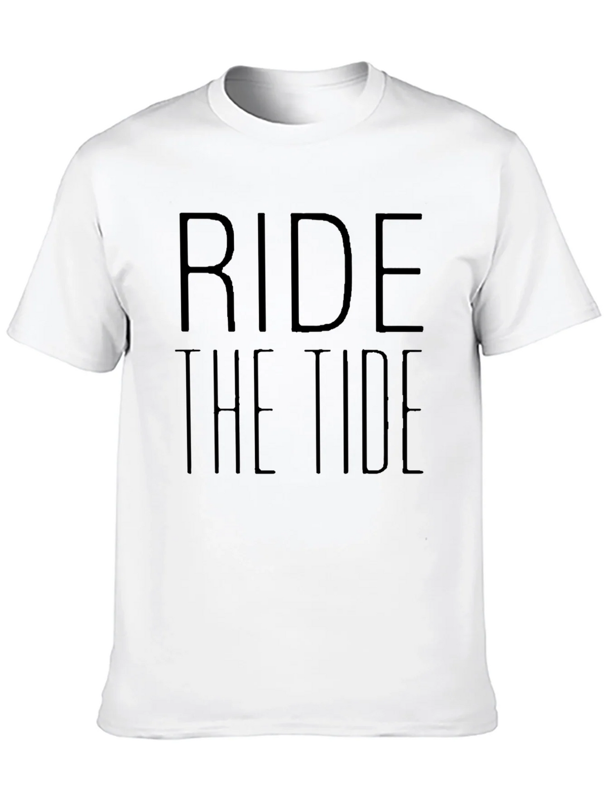 Ride the Tide Black Graphic T-Shirt product image 9