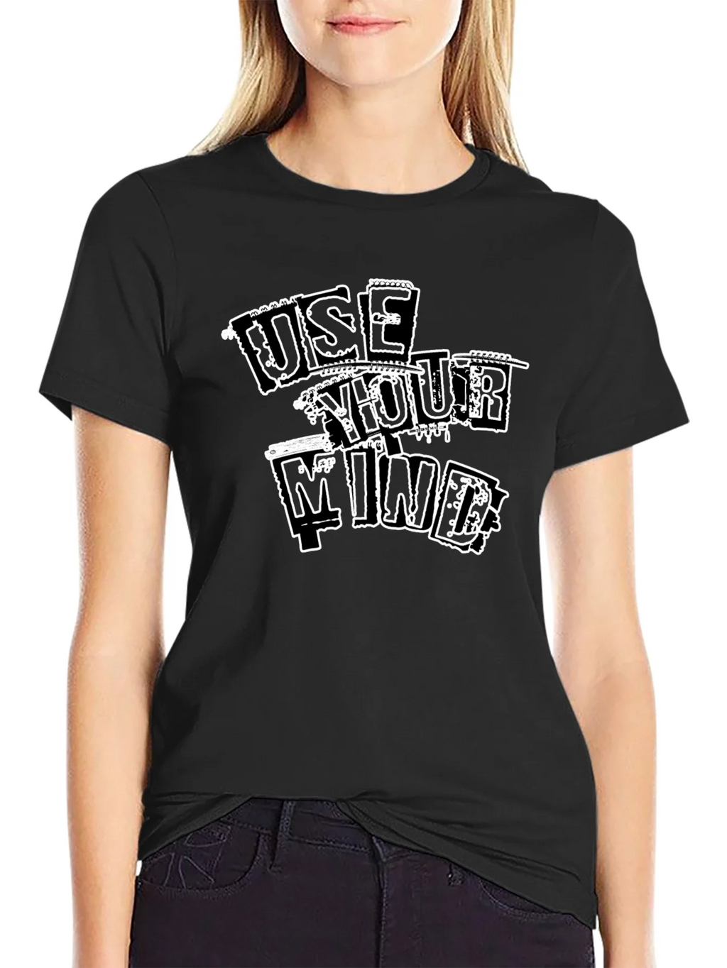 Use Your Mind Graphic T-Shirt - Black product image 2
