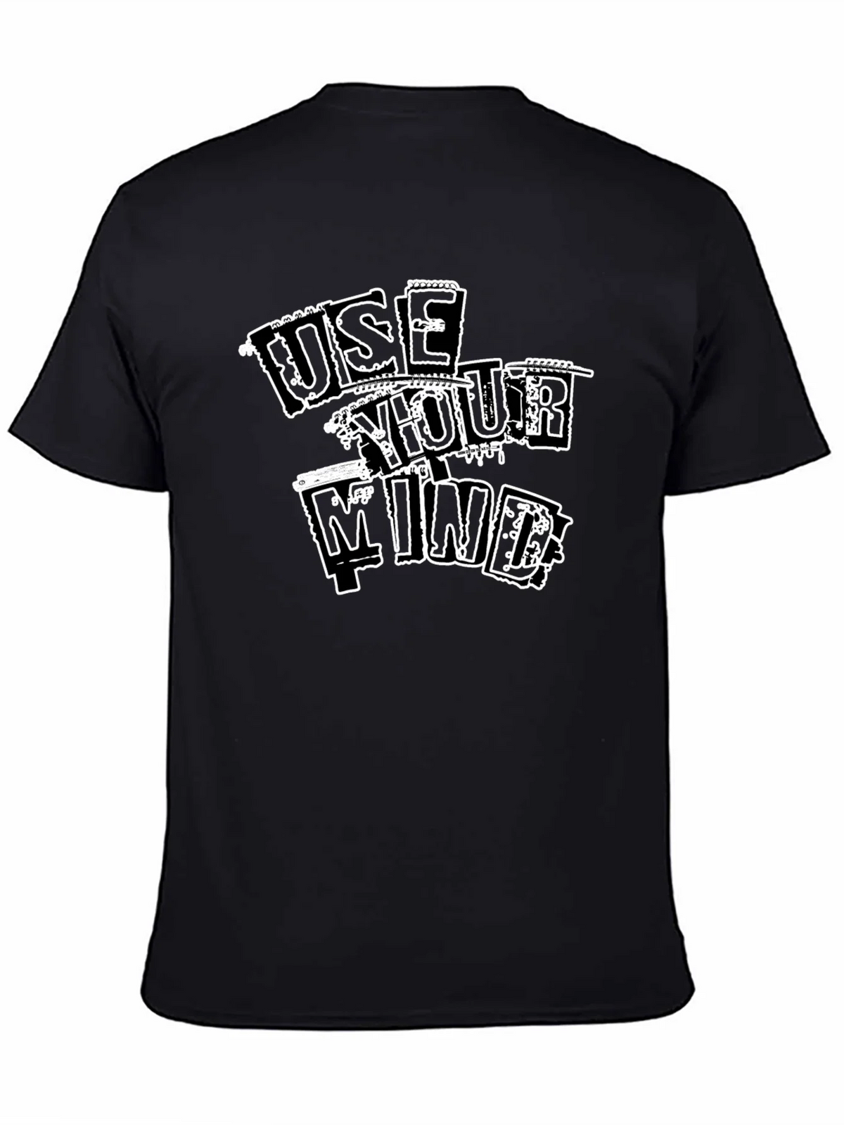 Use Your Mind Graphic T-Shirt - Black product image 4