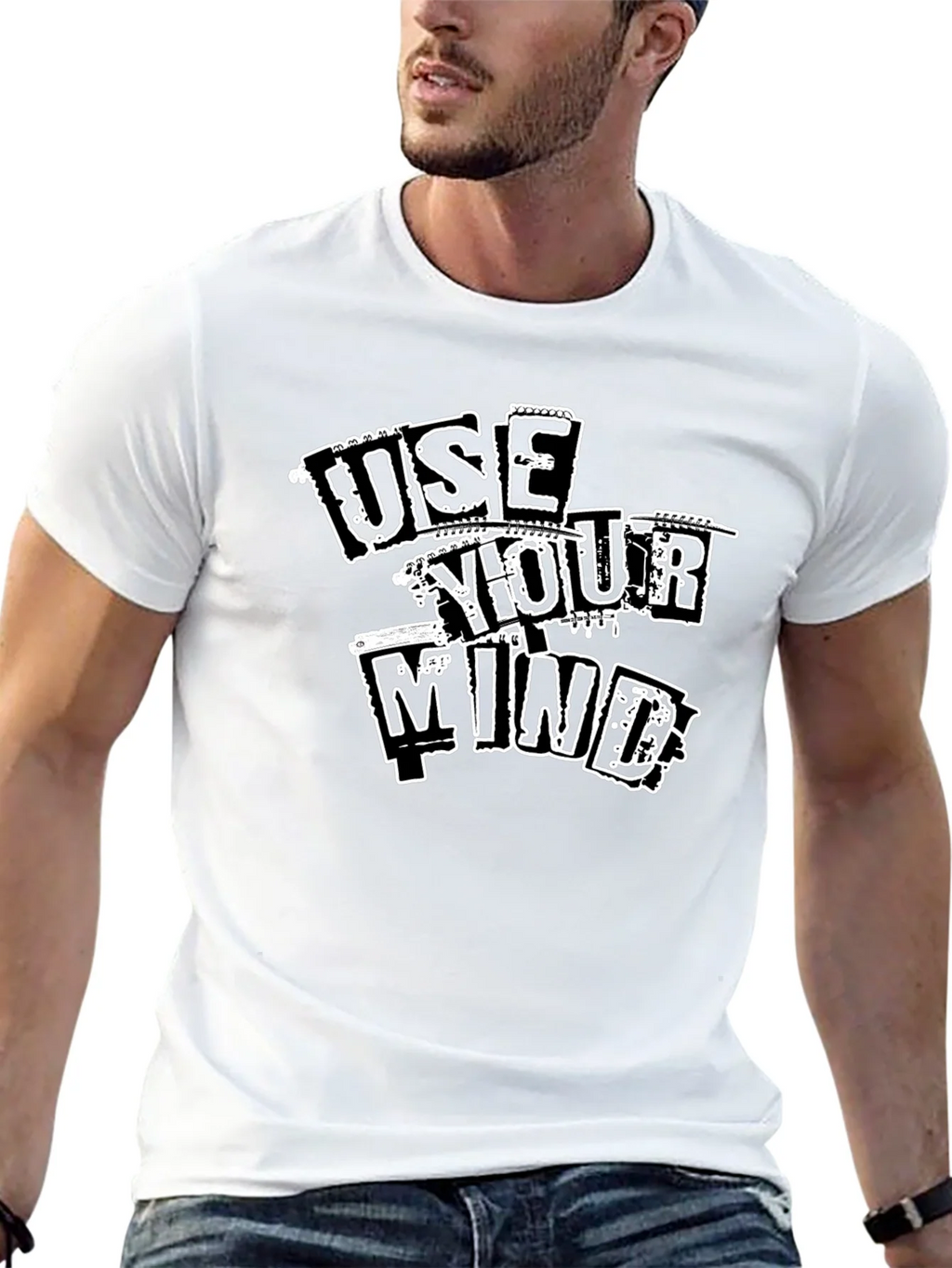 Use Your Mind Graphic T-Shirt - Black product image 12