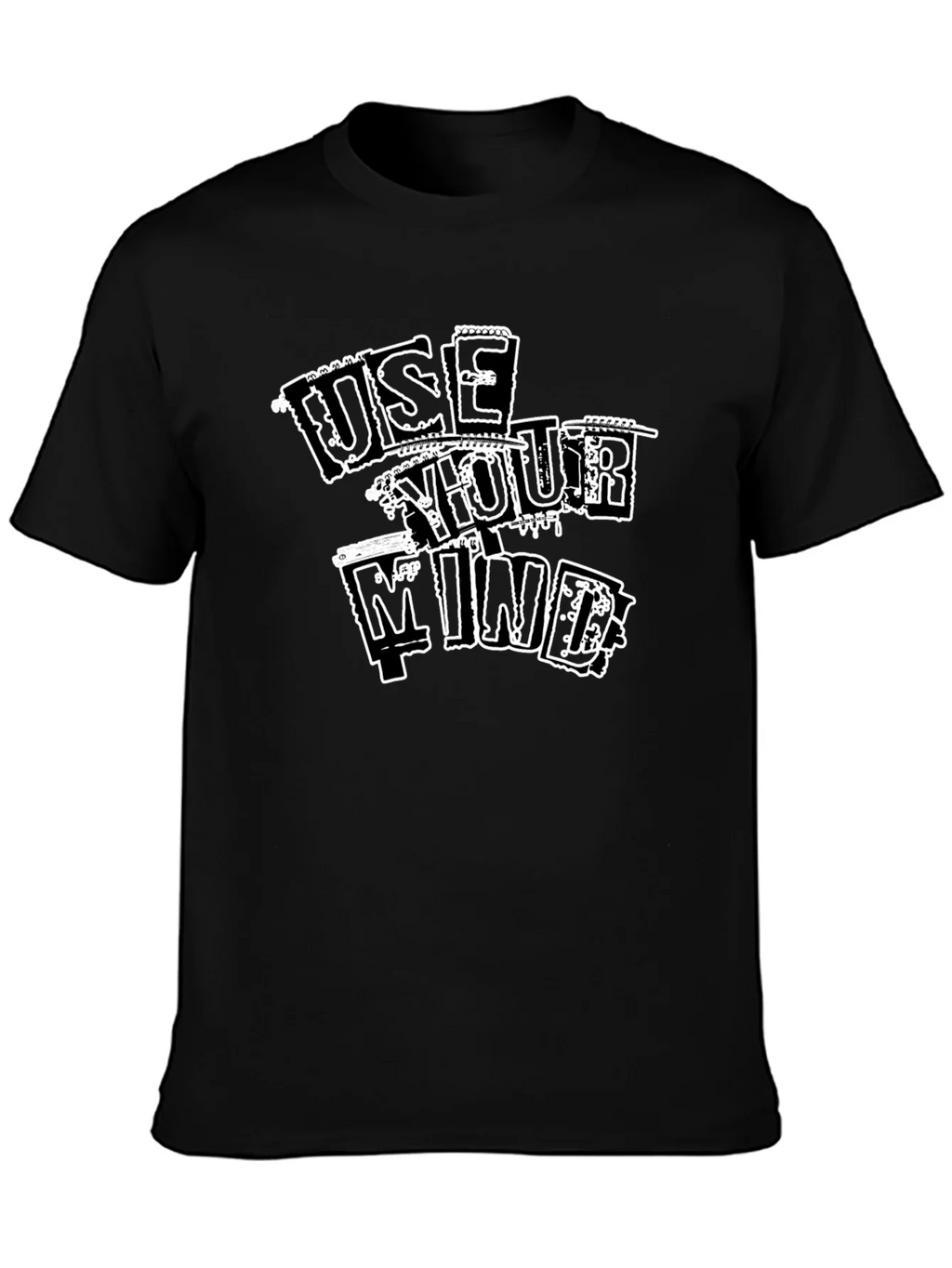 Use Your Mind Graphic T-Shirt - Black product image 3