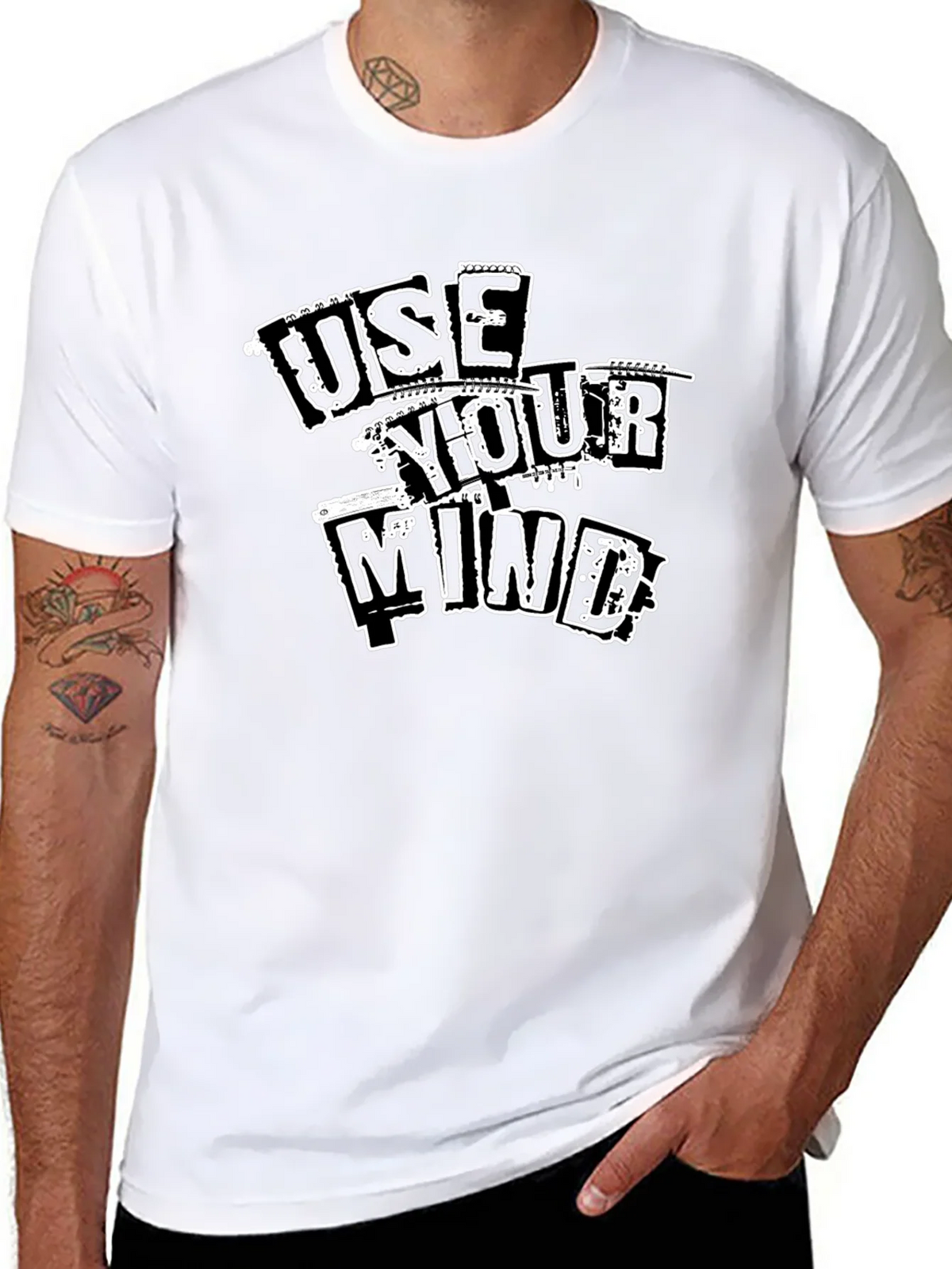 Use Your Mind Graphic T-Shirt - Black product image 7