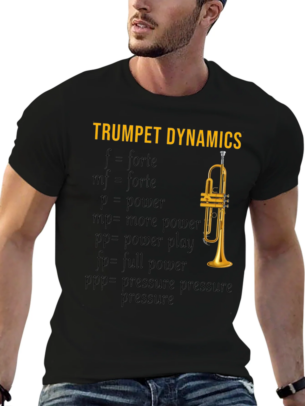 Trumpet Dynamics T-Shirt - Music Lover Apparel product image 6