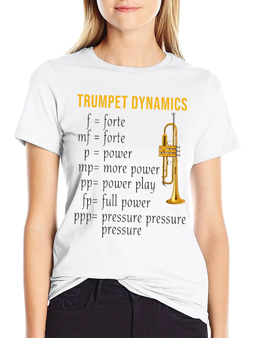 Trumpet Dynamics T-Shirt - Music Lover Apparel product image 8