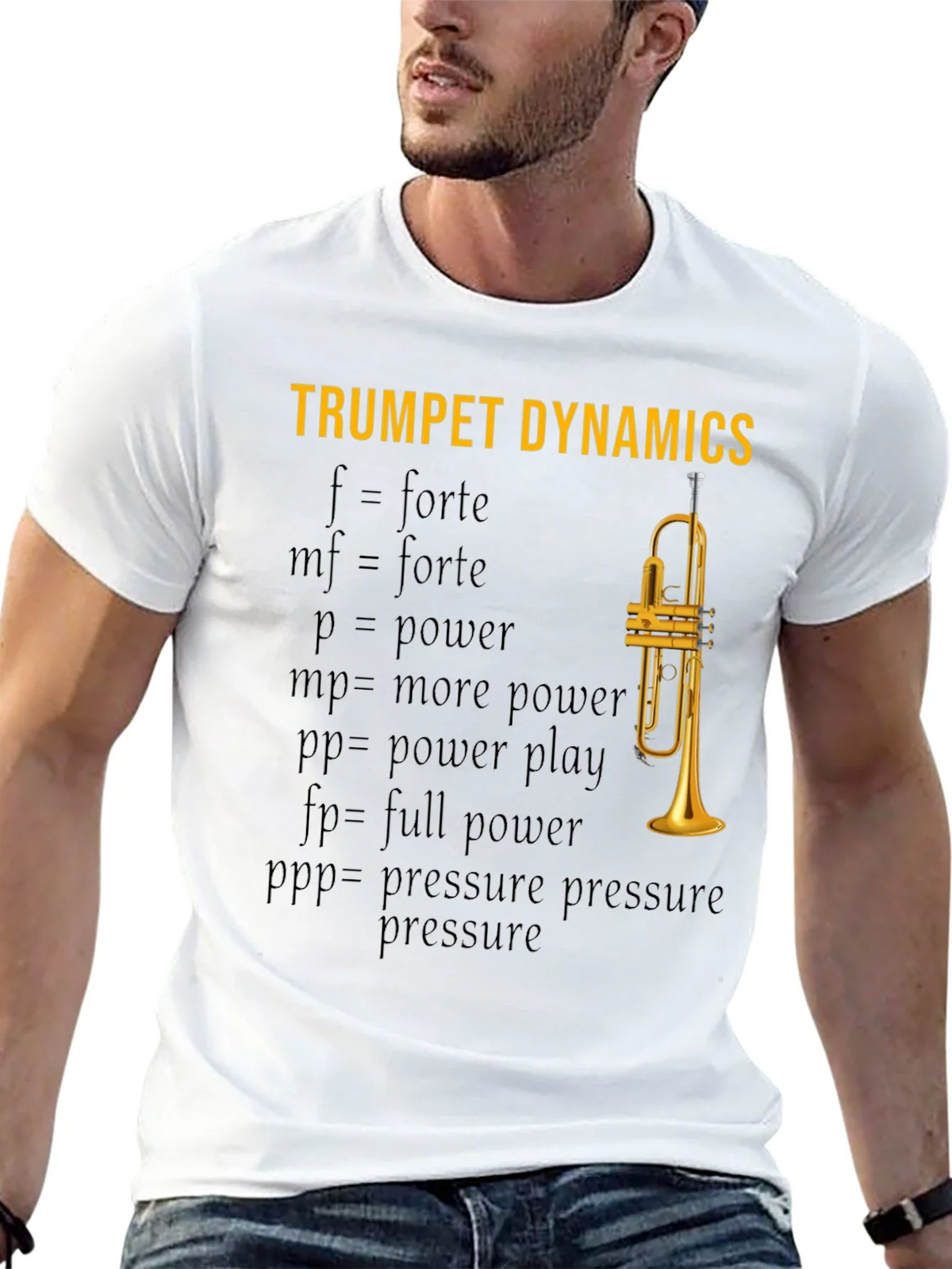 Trumpet Dynamics T-Shirt - Music Lover Apparel product image 12
