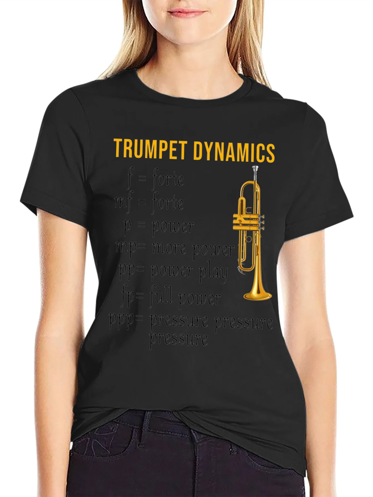 Trumpet Dynamics T-Shirt - Music Lover Apparel product image 2